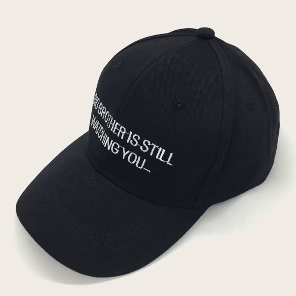 

Men Slogan Embroidery Baseball Cap