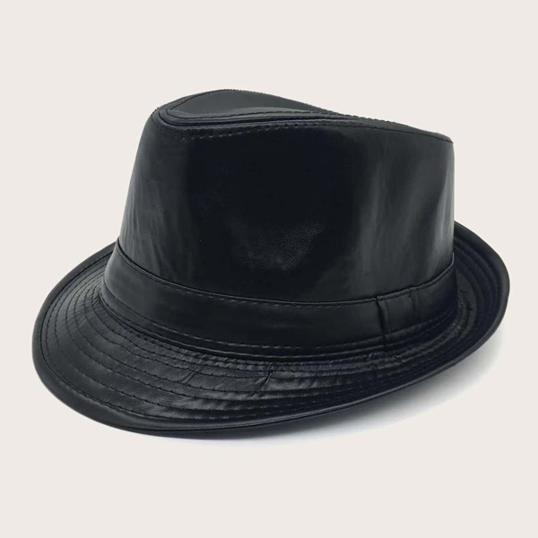 

Men PU Fedora Hat