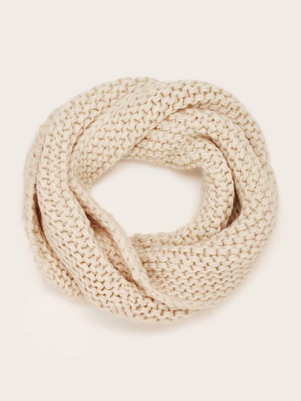 

Solid Ring Scarf, Apricot