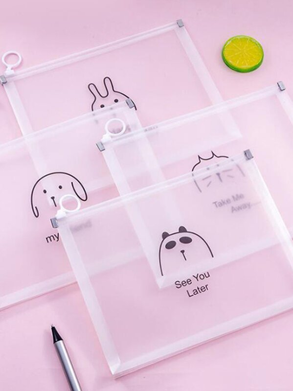 

Random Cartoon Pattern File Bag 1pc