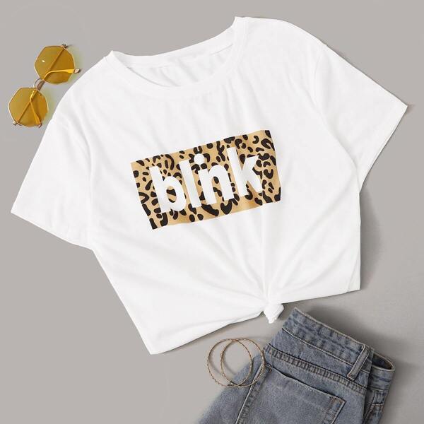 

Letter Print Tee