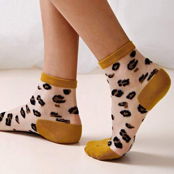 

Leopard Pattern Socks 1pair