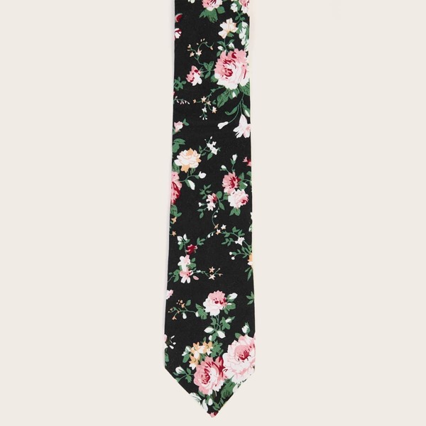 

Men Floral Pattern Tie