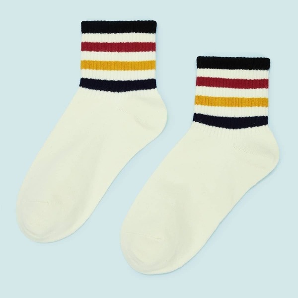 

Striped Pattern Socks 1pair