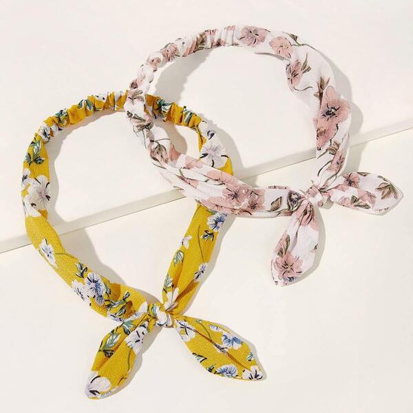 

Toddler Girls Ditsy Floral Pattern Headband 2pcs