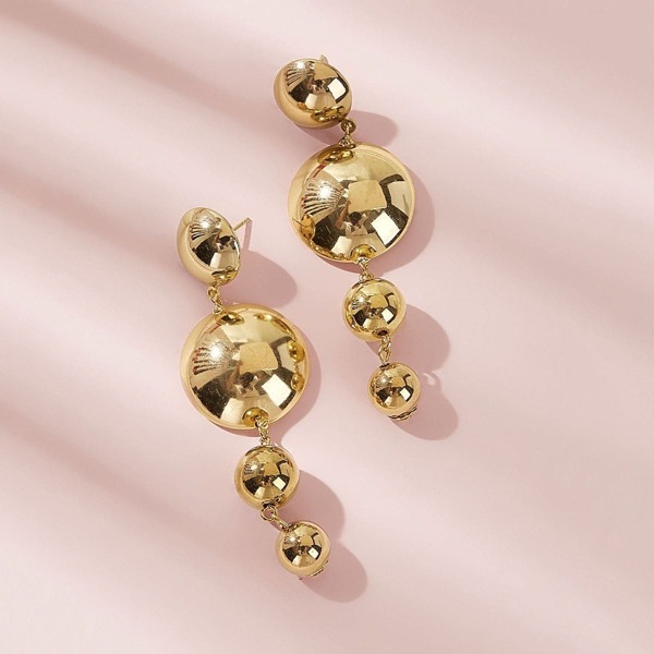 

Ball Drop Earrings 1pair, Gold