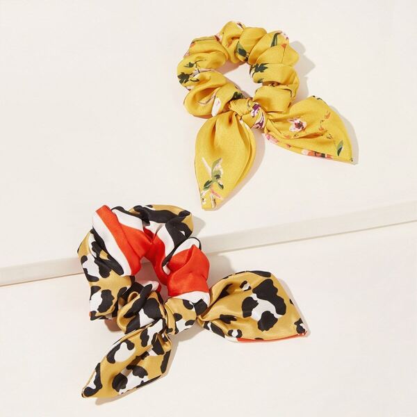 

Ditsy Floral Pattern Scrunchie 2pcs, Multicolor
