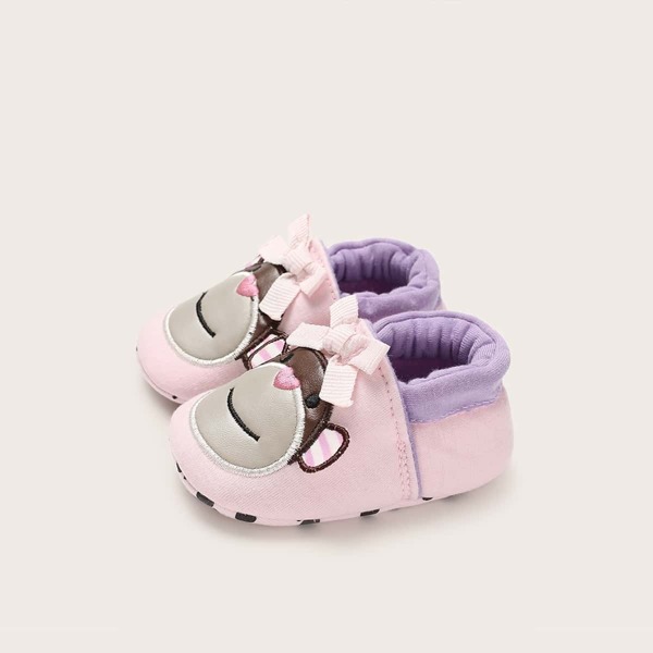 

Baby Monkey Design Bow Decor Flats