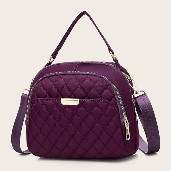 

Solid Quilted Backpack
