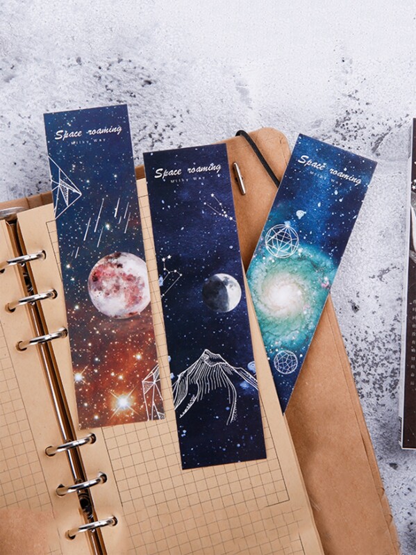 

Space Roaming Print Bookmark Set 30pcs