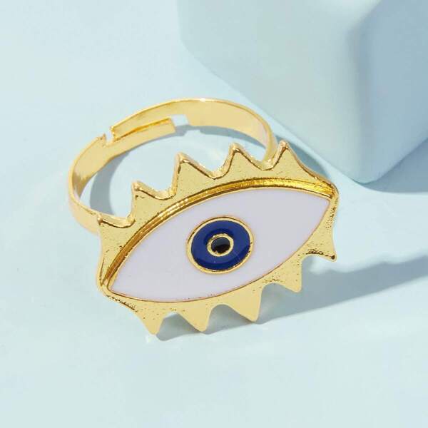 

Eye Decor Ring 1pc, Gold