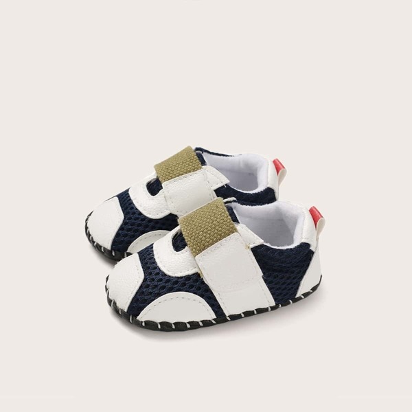 

Boys PU Panel Velcro Strap Sneakers