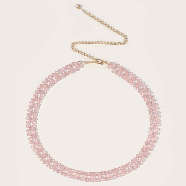 

Rhinestone Design Waist Chain