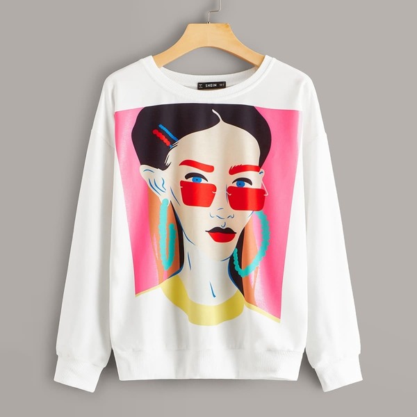 

Figure Graphic Pullover