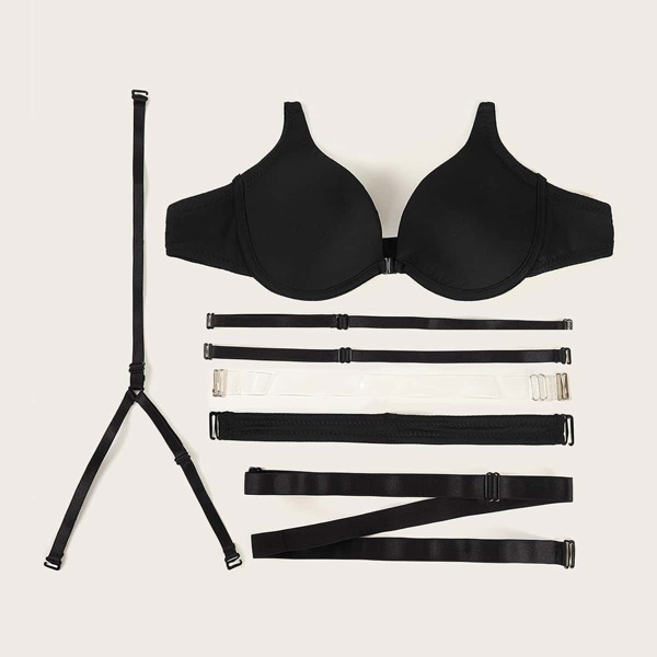 

Bandeau Bra With Detachable Strap 6pack