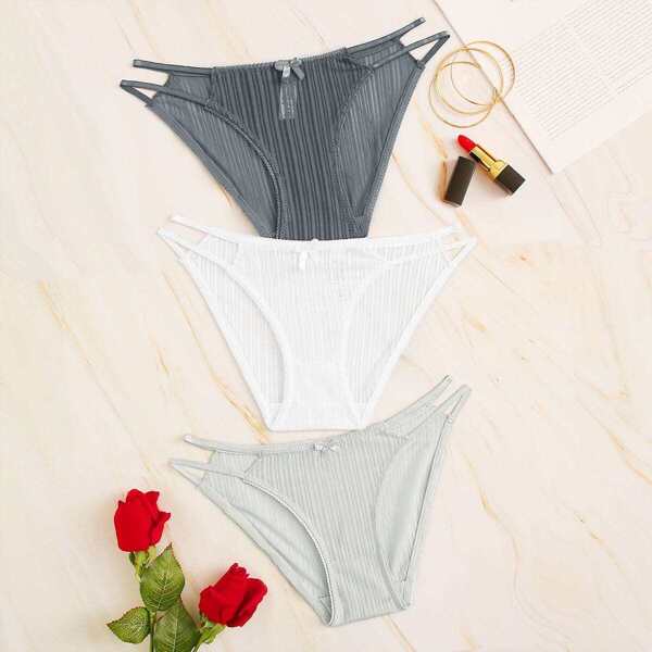 

Cut-out Panty Set 3pack