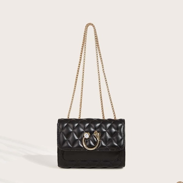 

Jewelled Decor Chain Crossbody Bag