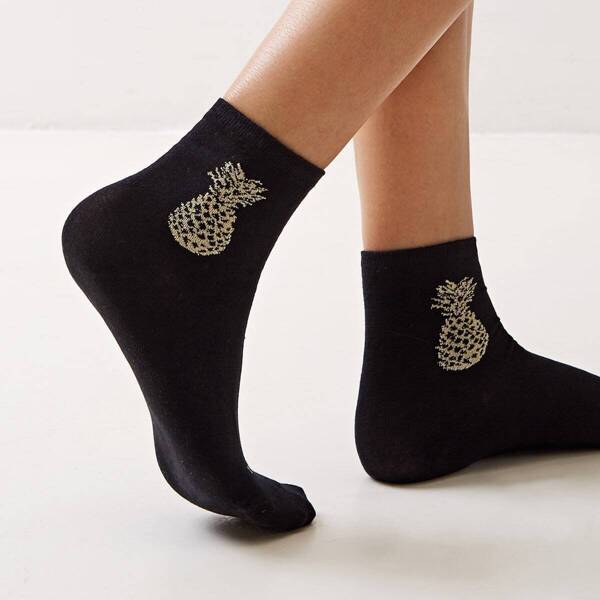 

Pineapple Pattern Socks 1pair