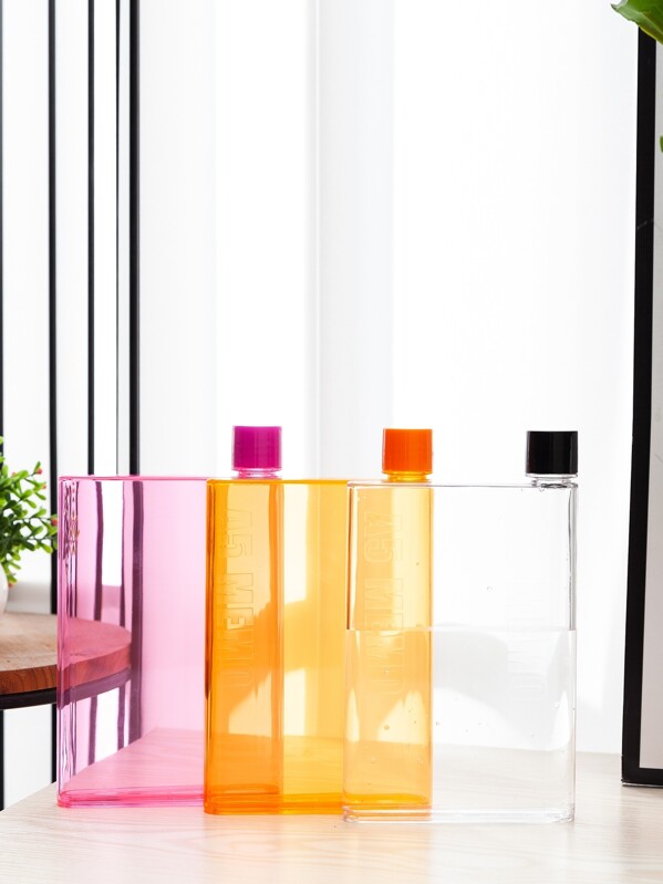 

Flat Water Bottle 1pc, Multicolor
