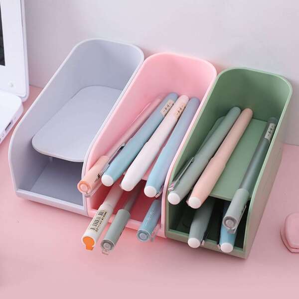 

Solid Double Layer Pen Holder 1pc