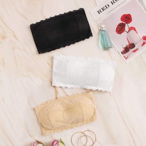 

Bandeau Bra Set 3pack