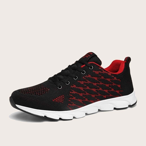 Men Lace-up Front Chunky Sneakers