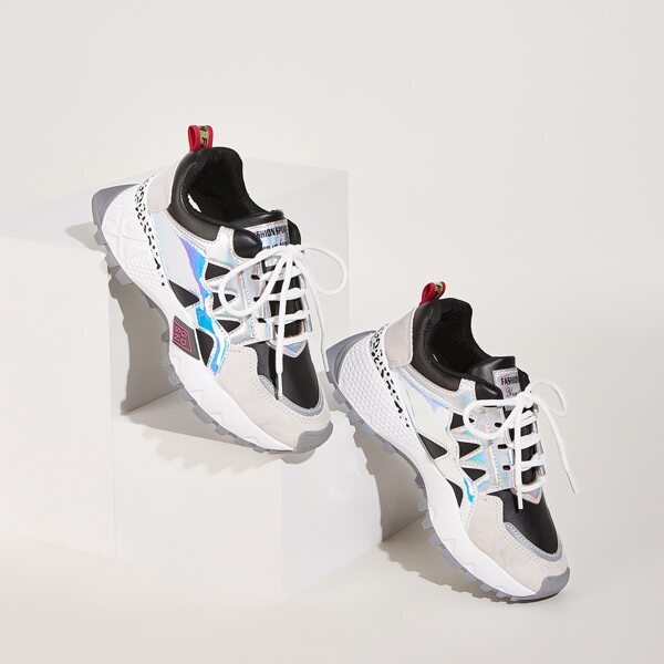 

Lace-up Front Chunky Sneakers