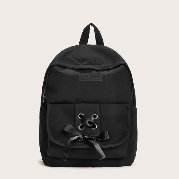 Lace-up Decor Backpack