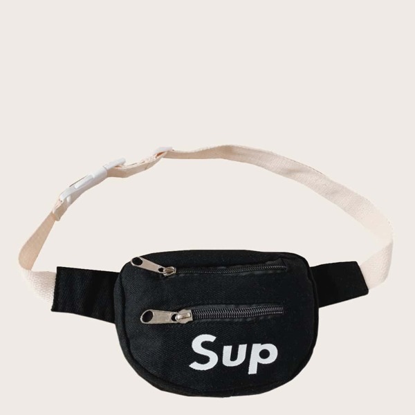

Kids Letter Print Fanny Pack