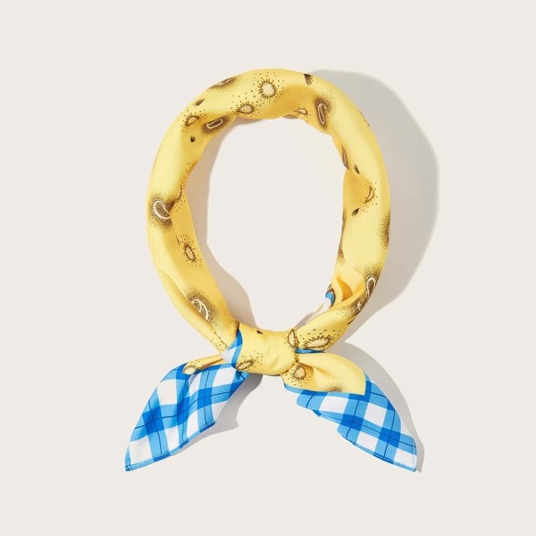 

Paisley & Plaid Pattern Bandana