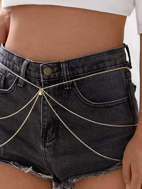 

Layered Waist Chain 1pc, Gold