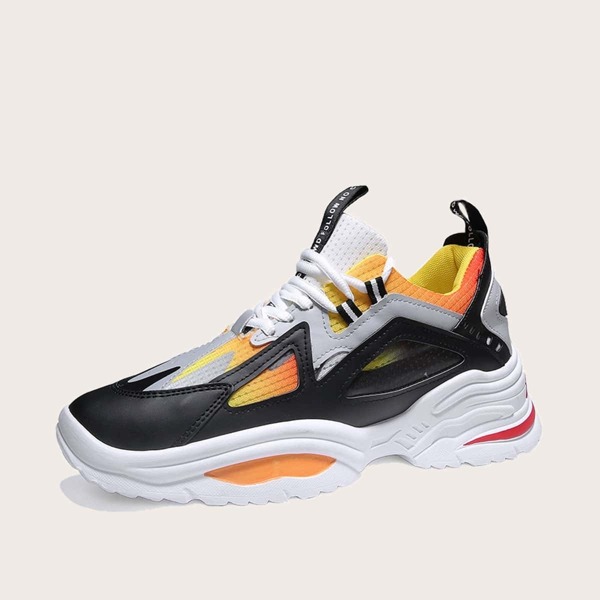 

Men Lace-up Front Chunky Sneakers