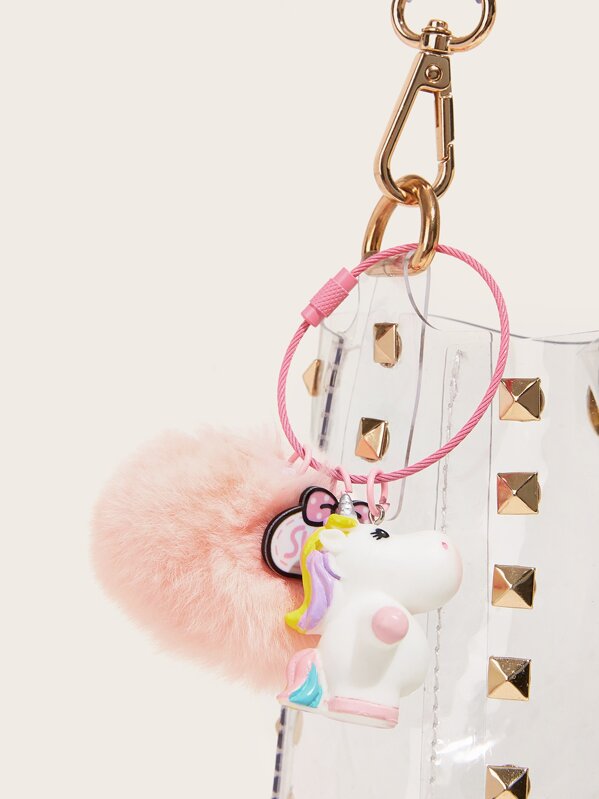 

Unicorn Decor Bag Charm, Multicolor