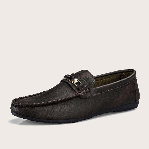 

Men Snaffle Detail Slip On Loafers