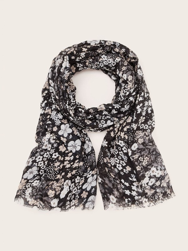 

Ditsy Floral Pattern Scarf, Multicolor