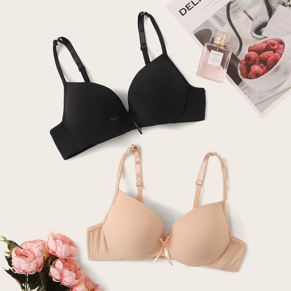 

Underwire Bra Set 2pack, Multicolor