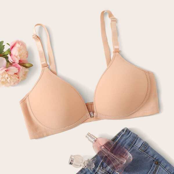 

Adjustable Strap Bra, Nude
