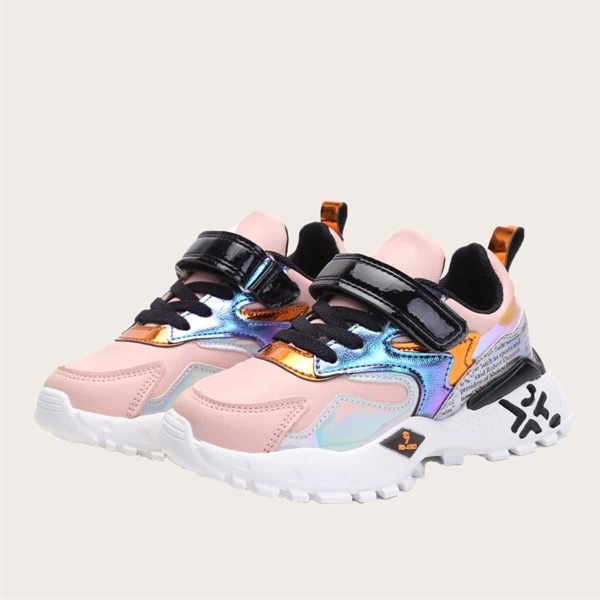 

Toddler Girls Random Slogan Print Chunky Sneakers