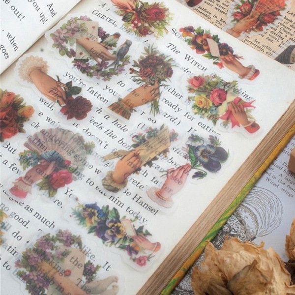 

Vintage Sulfuric Acid Paper Sticker 50pcs
