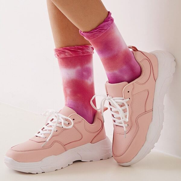 

Tie Dye Pile Socks 1pair