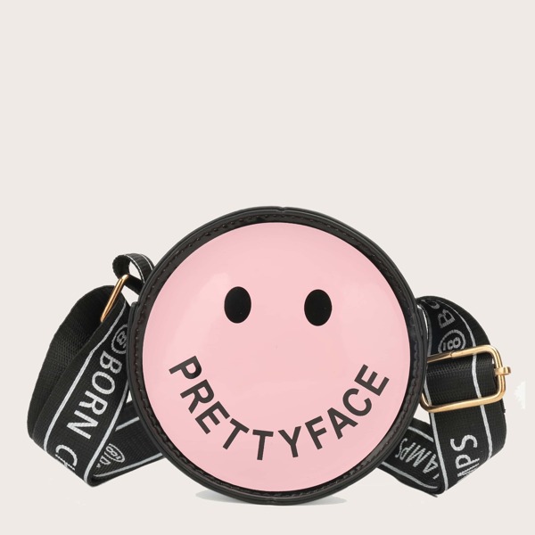 

Girls Letter Print Crossbody Bag