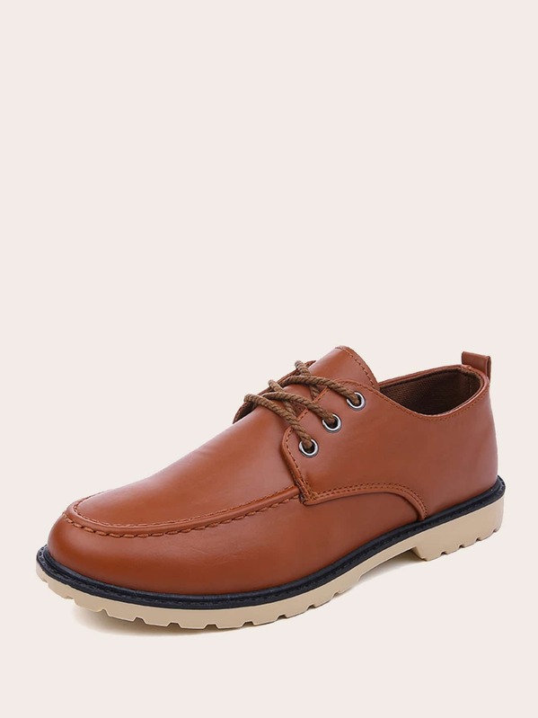 

Men Lace-up Front Dress Shoes, Brown