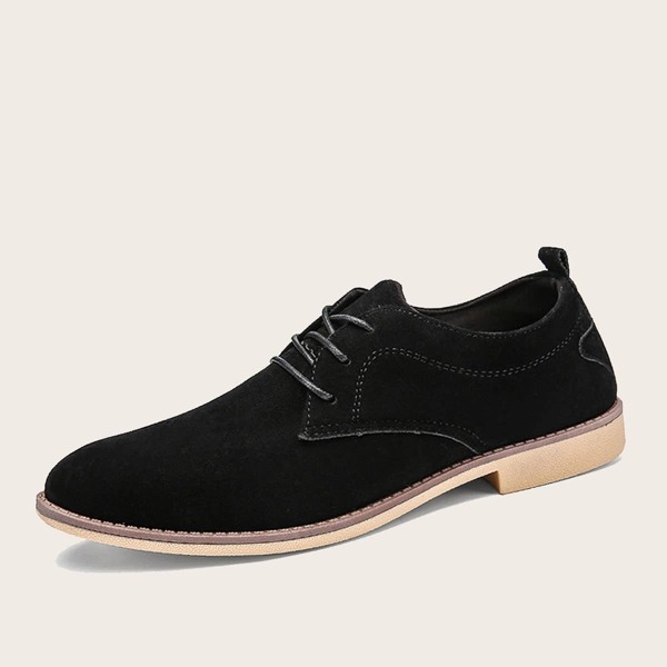 

Lace-up Front Suede Dress Shoes