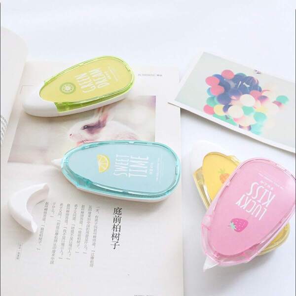 

1pc Cute Fruit Print Correction Tape