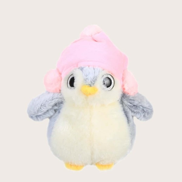 

Girls Penguin Design Fluffy Bag