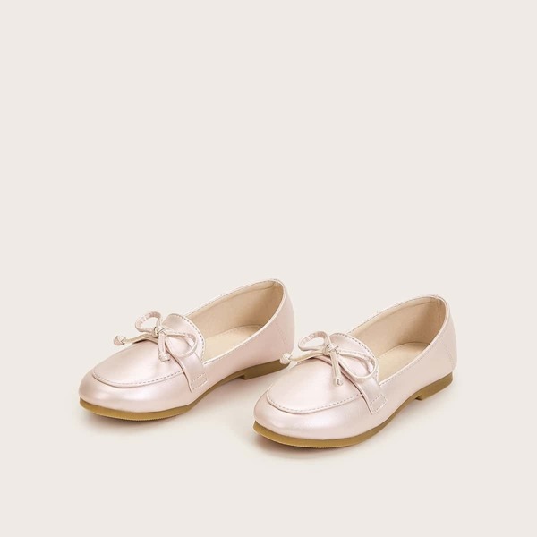 

Toddler Girls Bow Decor Loafers