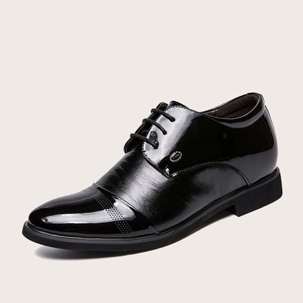 

Men Lace-up Front Patent Formal Shoes