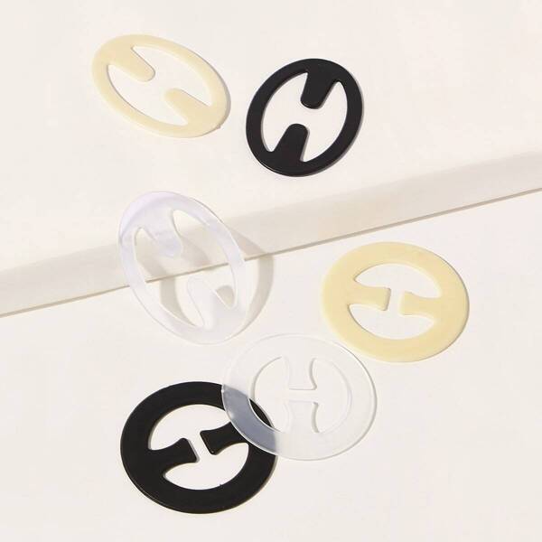 

6pack Invisible Bra Buckle, Multicolor