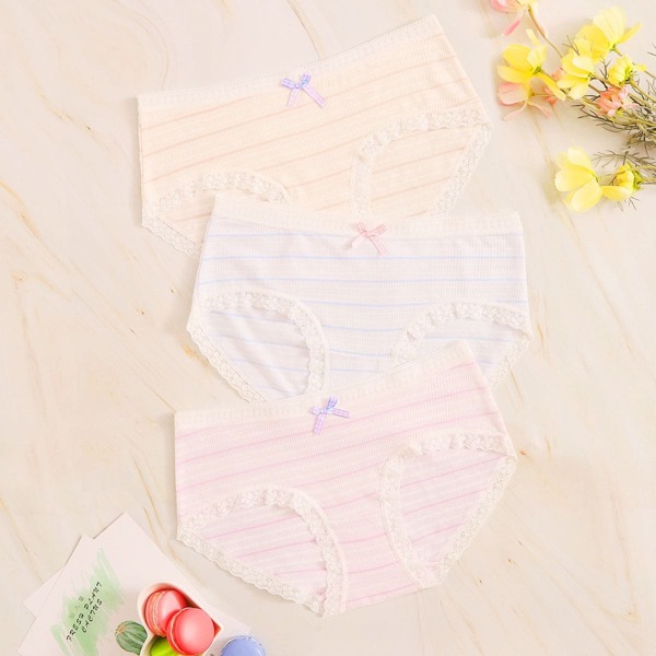 

3pack Striped Panty Set, Multicolor