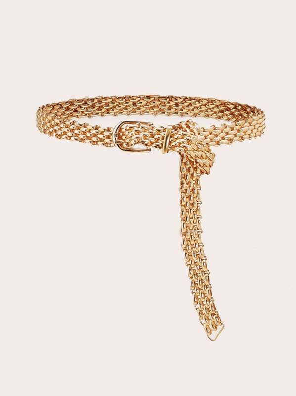 

Metallic Waist Chain, Gold